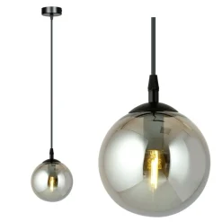 Sklep Kaja Czarna prosta lampa wisząca na jedną żarówkę 712/1 | Kaja Oświetlenie Discount