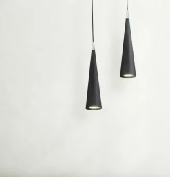 Sklep Kaja Czarna, punktowa lampa wisząca P318PL-01B NEVILL | Kaja Oświetlenie czarny Flash Sale