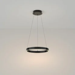 Sklep Kaja Czarna, regulowana lampa wisząca LED MOD058PL-L22B3K z serii RIM Best Sale