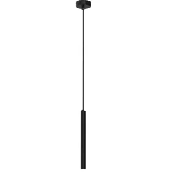 Sklep Kaja Czarna, smukła lampa wisząca, krótka tuba LX 4114 YORU | Kaja New