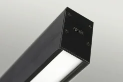 Sklep Kaja Czarna szeroka lampa wisząca LED nad wyspę AZ4569 LINNEA | Kaja czarny Sale