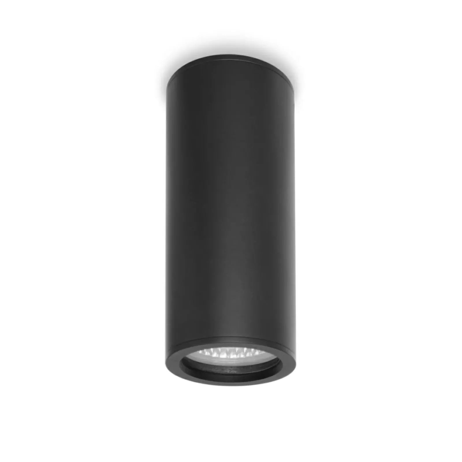 Sklep Kaja Czarna tuba na balkon LED 10W 3000K ⌀6cm OPN-3021B-3K RIMA | Kaja* Lampy Led|Plafony Zewnętrzne