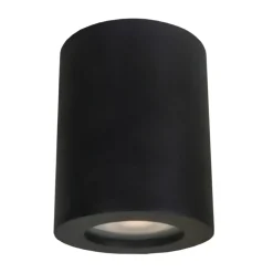 Sklep Kaja Czarna tuba natynkowa oczko GU10 IT8005R1-BK FAUSTO | Kaja Oświetlenie* Lampy Do Łazienki