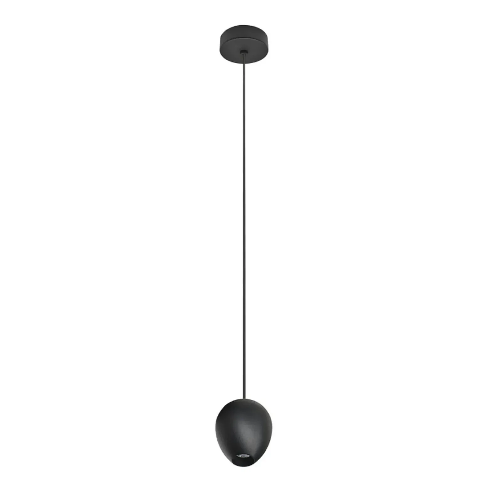Sklep Kaja Czarna wąska lampa wisząca LED do jadalni AZ3095 OVUM | Kaja czarny Outlet