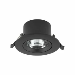 Sklep Kaja Czarne oczko podtynkowe LED 5W 4000K ⌀9cm 10550 EGINA LED | Kaja* Lampy Led|Oprawy Podtynkowe