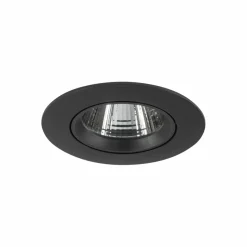 Sklep Kaja Czarne oczko podtynkowe LED 5W 4000K ⌀9cm 10550 EGINA LED | Kaja* Lampy Led|Oprawy Podtynkowe