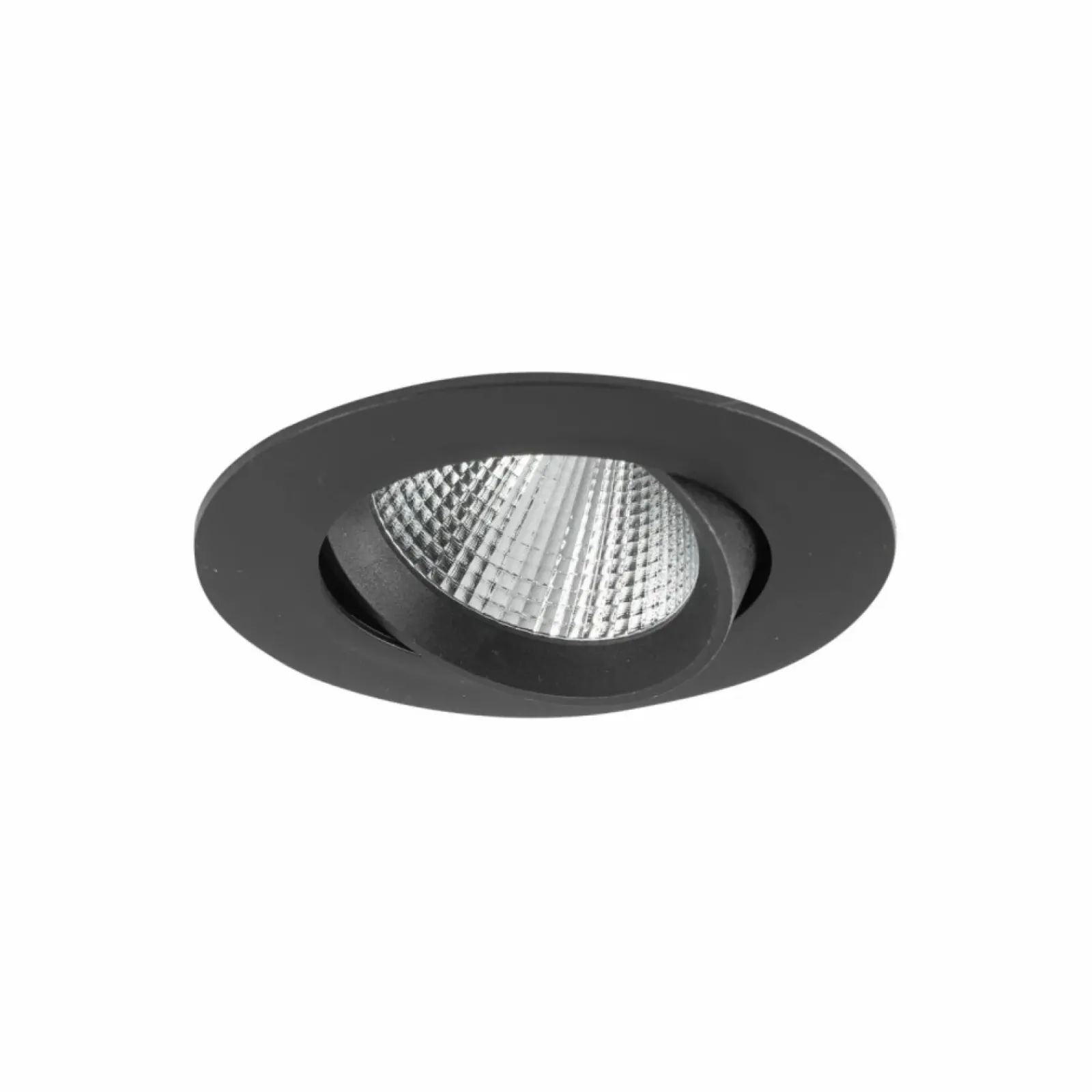 Sklep Kaja Czarne oczko podtynkowe LED 5W 4000K ⌀9cm 10550 EGINA LED | Kaja* Lampy Led|Oprawy Podtynkowe