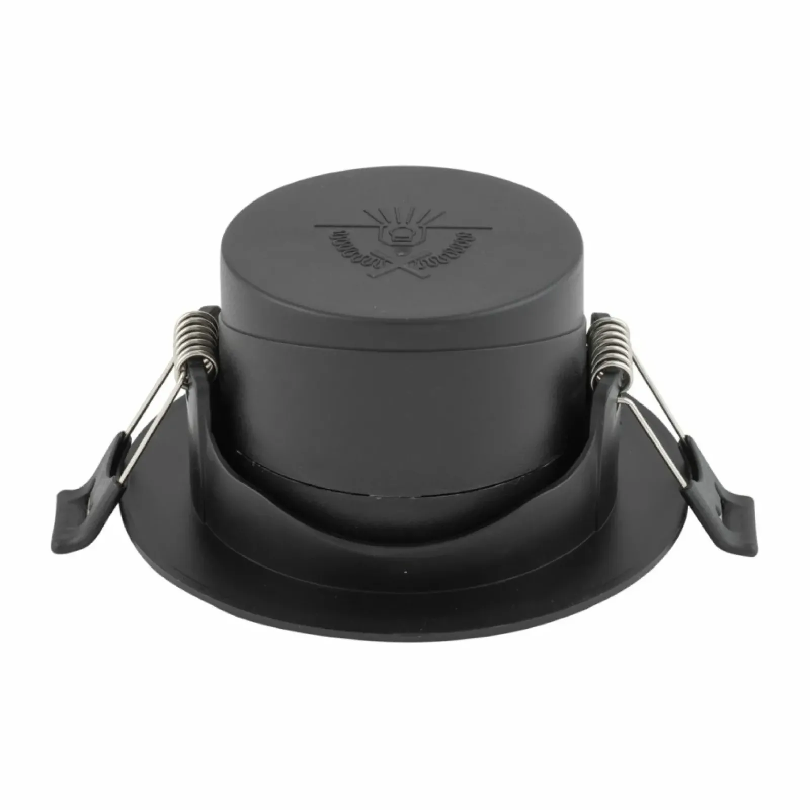 Sklep Kaja Czarne oczko podtynkowe LED 5W 4000K ⌀9cm 10550 EGINA LED | Kaja* Lampy Led|Oprawy Podtynkowe