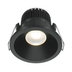 Sklep Kaja Czarne oczko podtynkowe LED ⌀6cm 3000K DL034-01-06W3K-D-B z serii ZOOM* Lampy Led|Oprawy Podtynkowe