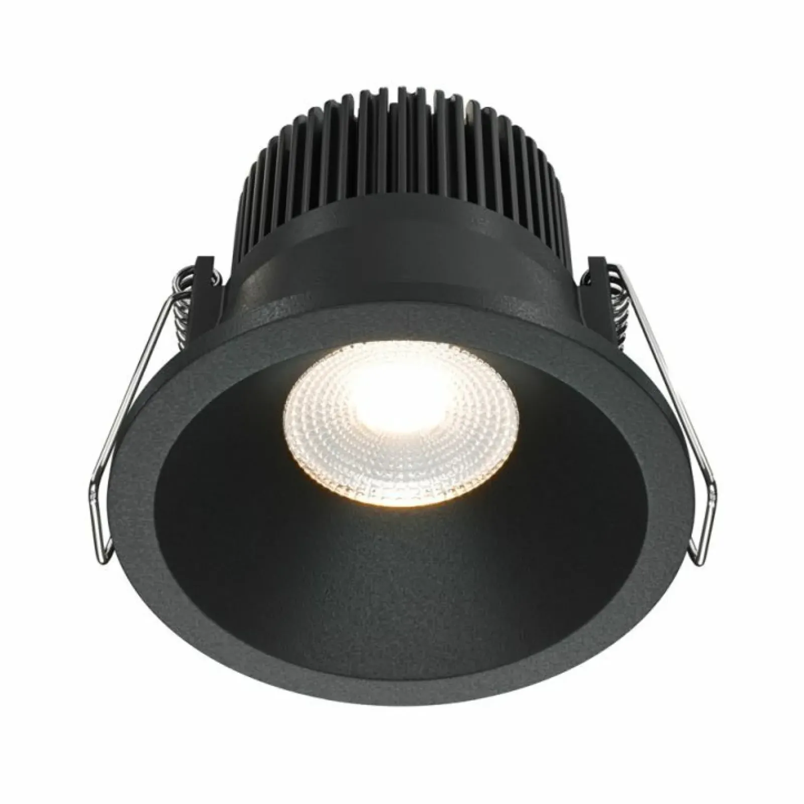 Sklep Kaja Czarne oczko podtynkowe LED ⌀6cm 3000K DL034-01-06W3K-D-B z serii ZOOM* Lampy Led|Oprawy Podtynkowe