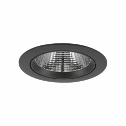Sklep Kaja Czarne oczko wpustowe LED 15W 3000K ⌀14cm 10557 EGINA LED | Kaja* Lampy Led|Oprawy Podtynkowe