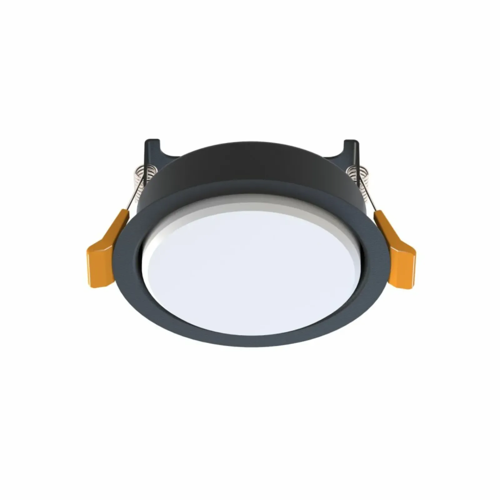 Sklep Kaja Czarne, okrągłe oczko podtynkowe GX53 ⌀9,5cm 10841 UNO | Kaja* Oprawy Podtynkowe