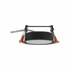 Sklep Kaja Czarne, okrągłe oczko podtynkowe GX53 ⌀9,5cm 10841 UNO | Kaja* Oprawy Podtynkowe