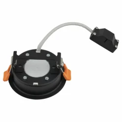 Sklep Kaja Czarne, okrągłe oczko podtynkowe GX53 ⌀9,5cm 10841 UNO | Kaja* Oprawy Podtynkowe