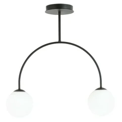 Sklep Kaja Czarno-biała, klasyczna lampa sufitowa, do salonu 1288/2 z serii ARCHI Sale