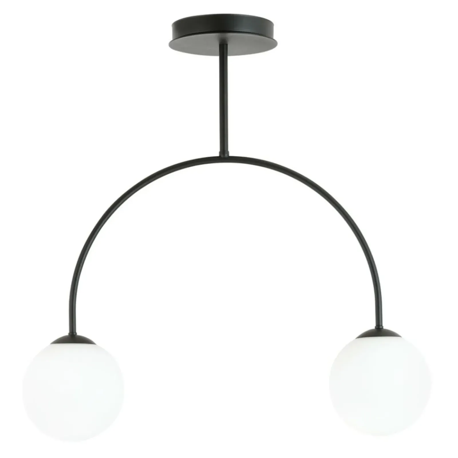 Sklep Kaja Czarno-biała, klasyczna lampa sufitowa, do salonu 1288/2 z serii ARCHI Sale