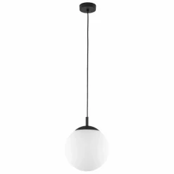 Sklep Kaja Czarno-biała, kulista lampa wisząca ⌀30cm TK 5670 ESME WHITE | Kaja Flash Sale