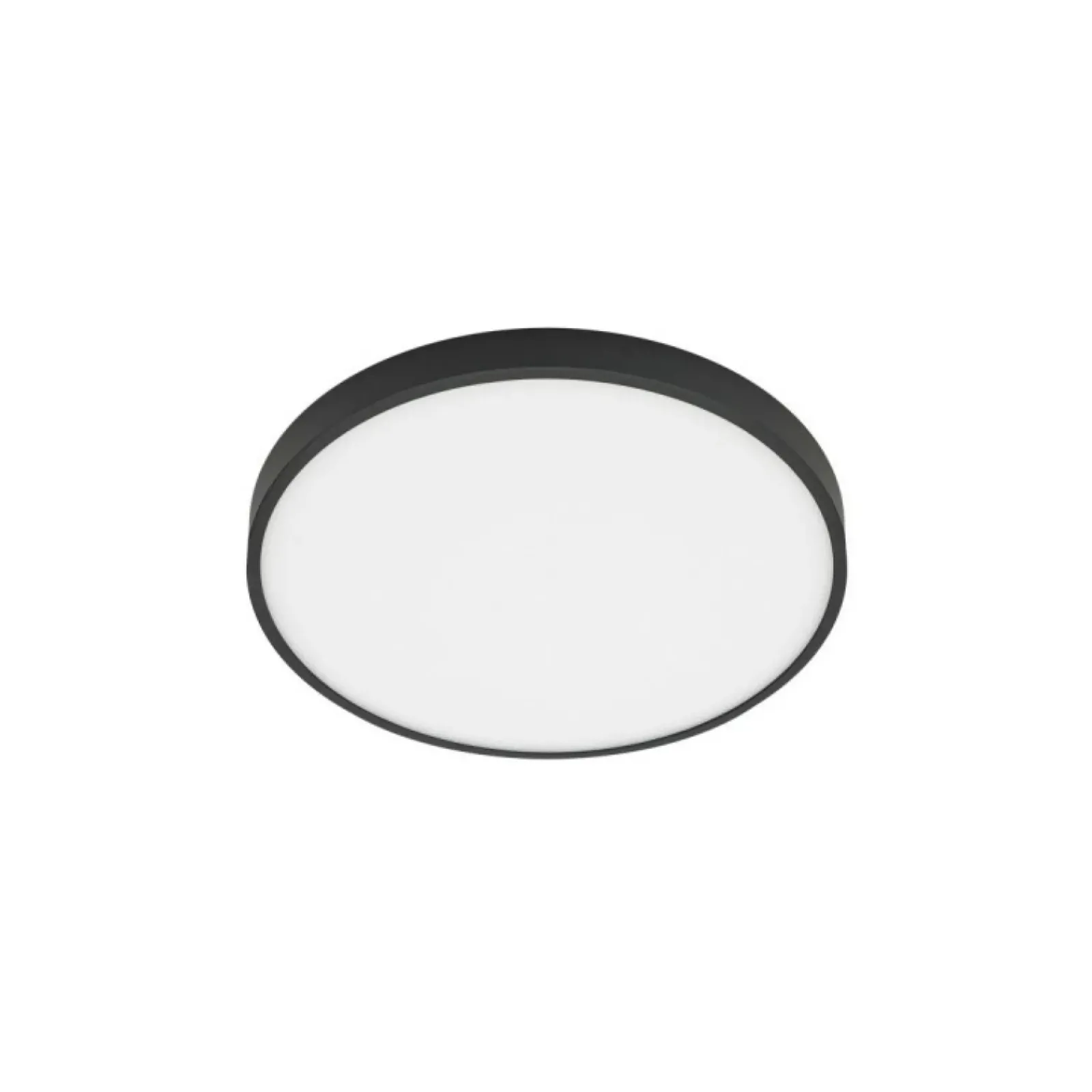 Sklep Kaja Czarno-biała lampa LED ⌀28cm 4000K PLF-75689-BK-4K z serii RIBERIO* Lampy Led|Plafony Nowoczesne