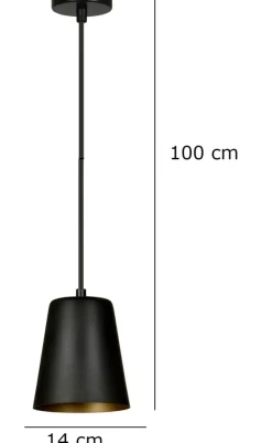 Sklep Kaja Czarno-biała lampa wisząca do każdego wnętrza 396/1 | Kaja Oświetlenie Discount
