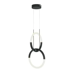 Sklep Kaja Czarno-biała lampa wisząca LED MOD165PL-L18B3K z serii NODE | Kaja czarny Cheap