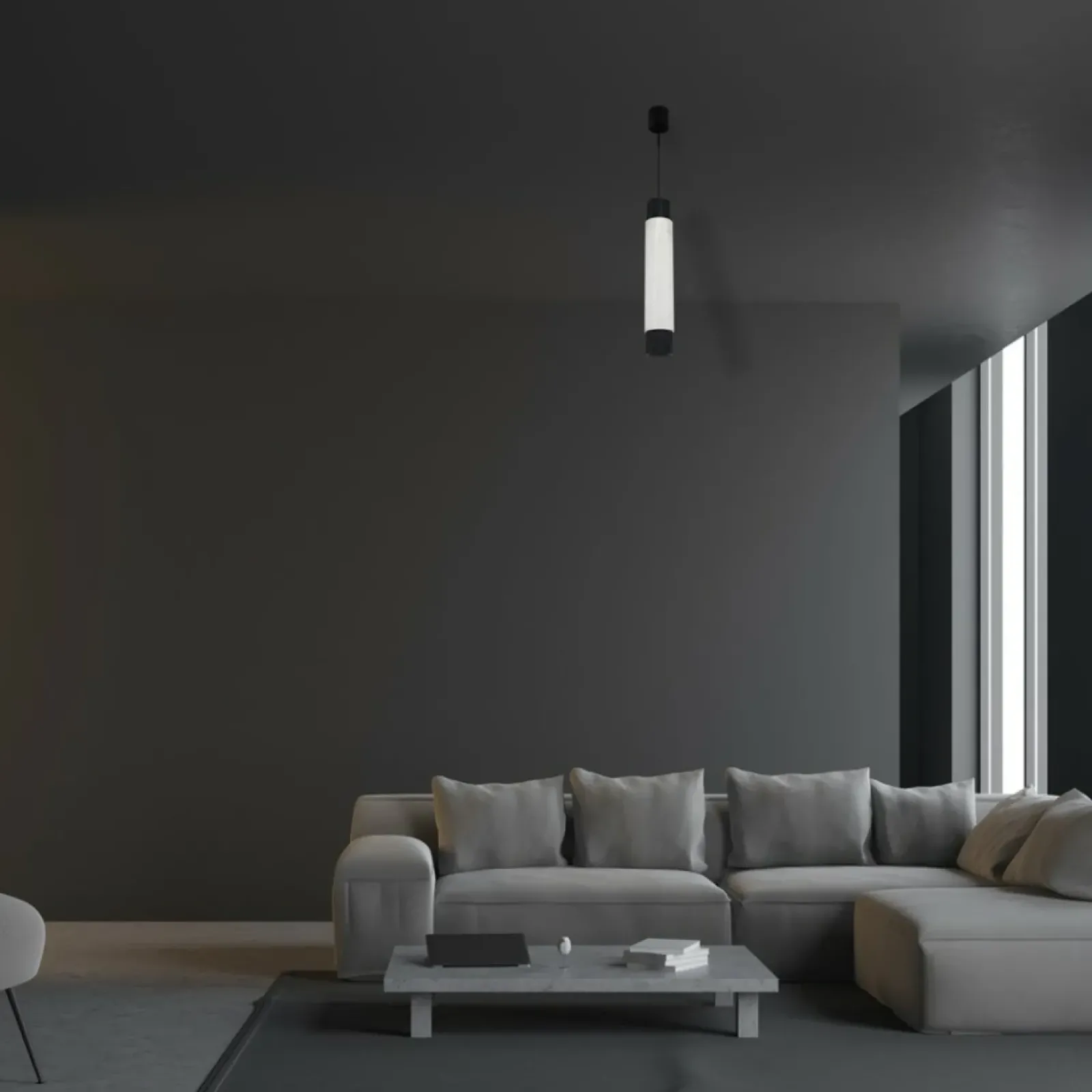 Sklep Kaja Czarno-biała lampa wisząca, punktowa, na GU10 ML6341 z serii MARBLE | Kaja Oświe biały Discount