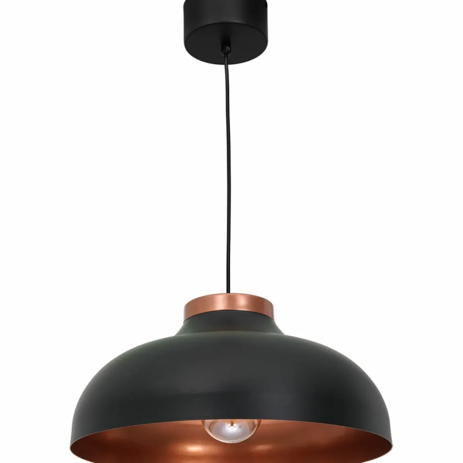 Sklep Kaja Czarno-miedziana lampa wisząca do kuchni LX 1735 z serii BASCA | Kaja Cheap