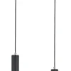 Sklep Kaja Czarno-srebrna lampa wisząca nad wyspę JUP 1856 VANES | Kaja Cheap