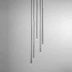 Sklep Kaja Czarno-srebrna lampa z wąskimi tubami SIG 40732 SOPEL LUX | Kaja Shop