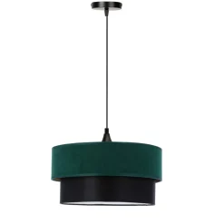Sklep Kaja Czarno-zielona lampa wisząca z abażurem 31-19707 SOLANTO | Kaja Hot
