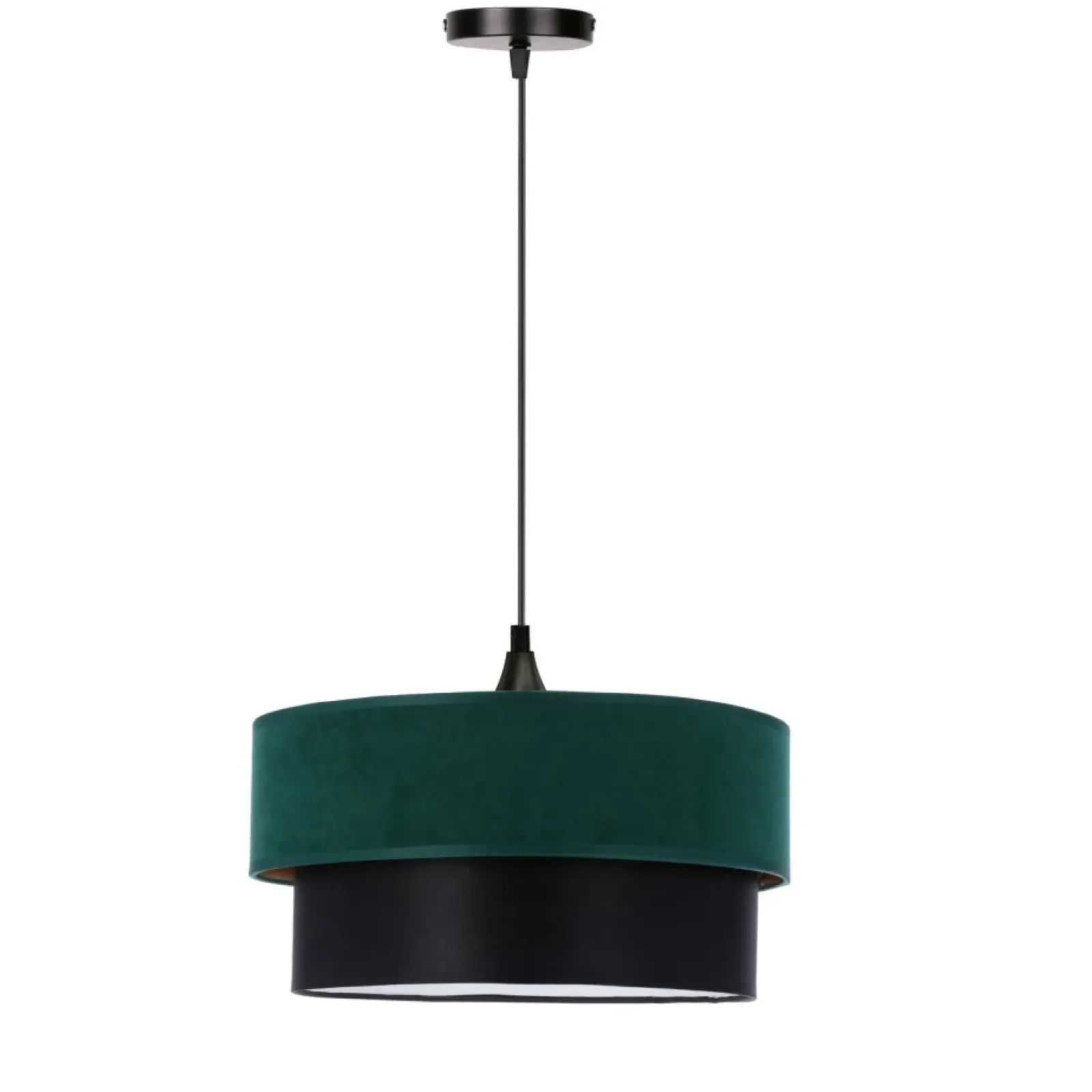 Sklep Kaja Czarno-zielona lampa wisząca z abażurem 31-19707 SOLANTO | Kaja Hot