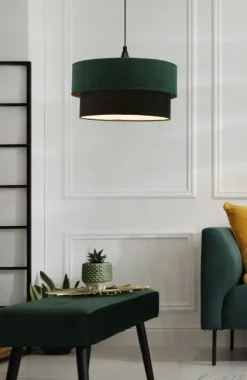 Sklep Kaja Czarno-zielona lampa wisząca z abażurem 31-19707 SOLANTO | Kaja Hot
