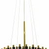Sklep Kaja Czarno-złota, efektowna lampa wisząca 6235/4 BL TR NARNI | Kaja Flash Sale