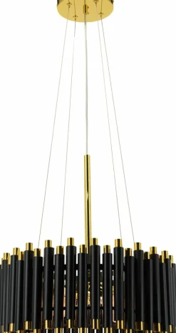 Sklep Kaja Czarno-złota, efektowna lampa wisząca 6235/4 BL TR NARNI | Kaja Flash Sale