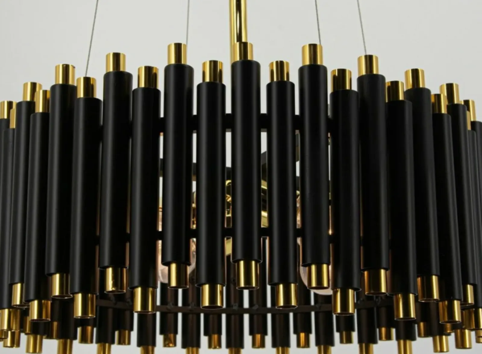 Sklep Kaja Czarno-złota, efektowna lampa wisząca 6235/4 BL TR NARNI | Kaja Flash Sale