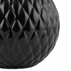 Sklep Kaja Czarno-złota, elegancka lampka nocna z abażurem TK 5590 SANTANA* Lampki Stołowe Z Abażurem|Nowoczesne Lampki Stołowe