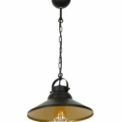 Sklep Kaja Czarno-złota, industrialna lampa do kuchni LX 6341 IRON | Kaja Hot