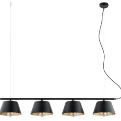 Sklep Kaja Czarno-złota lampa do oświetlenia stołu 1337/4 GELATO | Kaja Fashion
