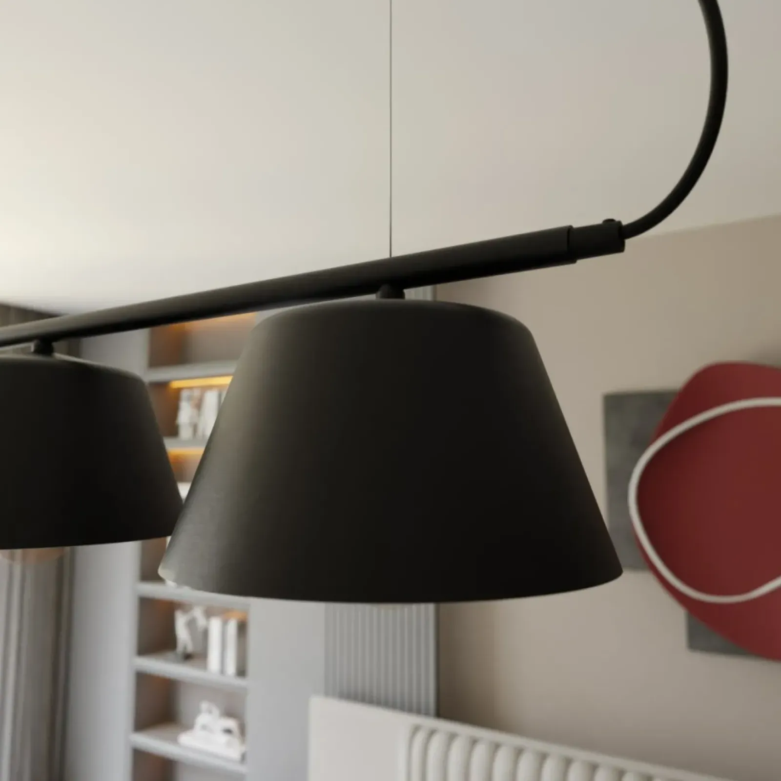 Sklep Kaja Czarno-złota lampa do oświetlenia stołu 1337/4 GELATO | Kaja Fashion