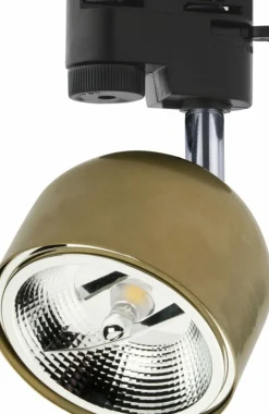 Sklep Kaja Czarno-złota lampa do szynoprzewodu 1-fazowego TK 4493 TRACER | Kaja* Szynoprzewody Natynkowe