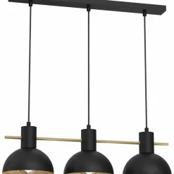Sklep Kaja Czarno-złota lampa nad wyspę kuchenną LX 4288 ESTATE MINI | Kaja Flash Sale