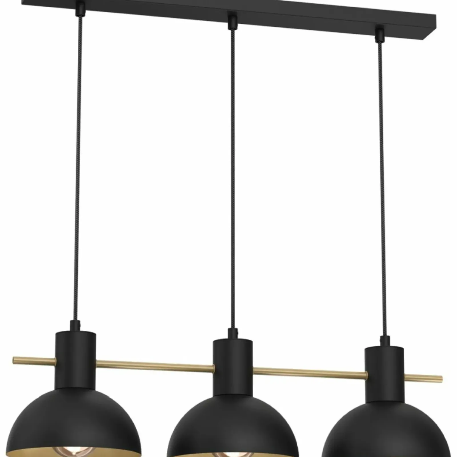 Sklep Kaja Czarno-złota lampa nad wyspę kuchenną LX 4288 ESTATE MINI | Kaja Flash Sale
