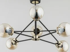 Sklep Kaja Czarno-złota lampa sufitowa w eleganckim stylu AL 25626 | Kaja Best Sale