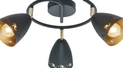 Sklep Kaja Czarno-złota lampa sufitowa spirala 98-67180 COTY | Kaja Oświetlenie czarny Best Sale