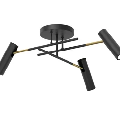 Sklep Kaja Czarno-złota lampa sufitowa z tubami LX 4322 AXION | Kaja Oświetlenie Cheap