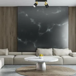 Sklep Kaja Czarno-złota lampa sufitowa w stylu technicznym MLP6124 JOKER | Kaja Flash Sale