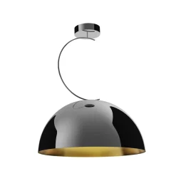 Sklep Kaja Czarno-złota lampa sufitowa do kuchni MX P0463 TWENTY | Kaja Shop