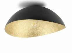 Sklep Kaja Czarno-złota lampa sufitowa, do salonu SIG 40598 z serii SOLARIS Best Sale