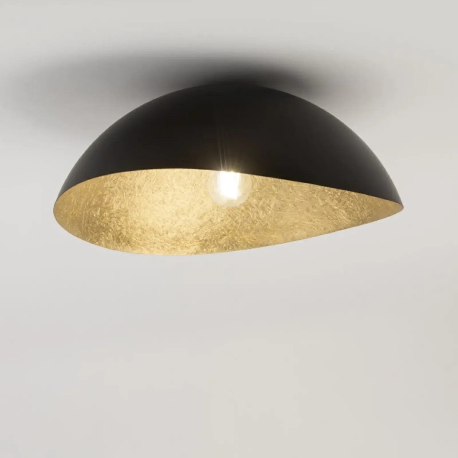 Sklep Kaja Czarno-złota lampa sufitowa, do salonu SIG 40598 z serii SOLARIS Best Sale