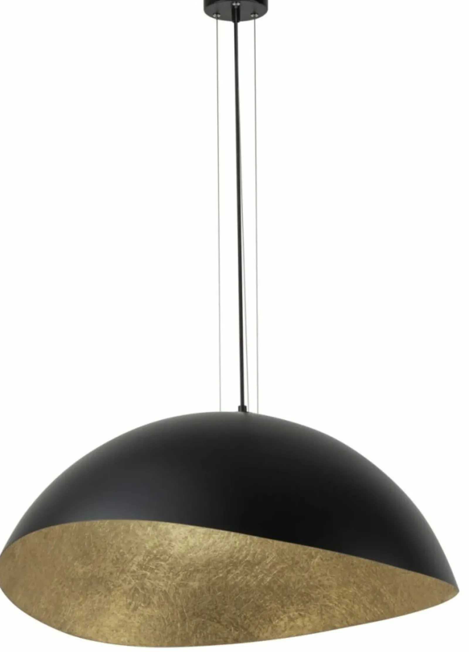 Sklep Kaja Czarno-złota lampa wisząca do sypialni SIG 40603 z serii SOLARIS Outlet