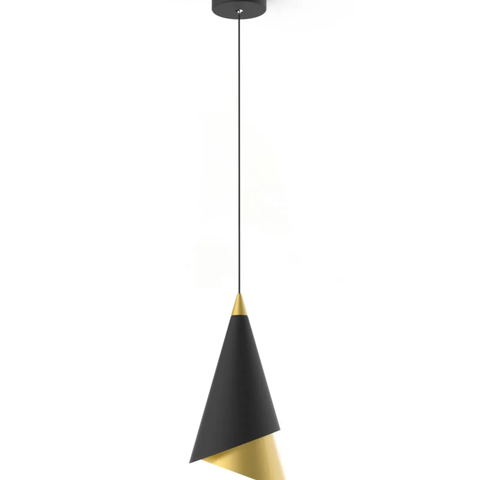 Sklep Kaja Czarno-złota lampa wisząca LED PND-433128-1A RAALTO | Kaja Oświetlenie Hot
